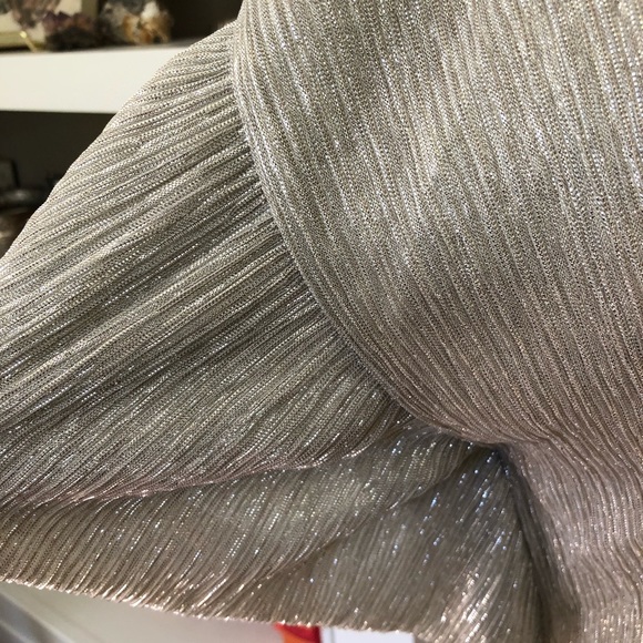 Anthropologie Vanessa Virginia Metallic Top - Picture 3 of 6